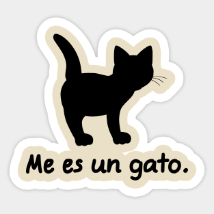 I'm A Cat (Lingua Franca Nova) Sticker